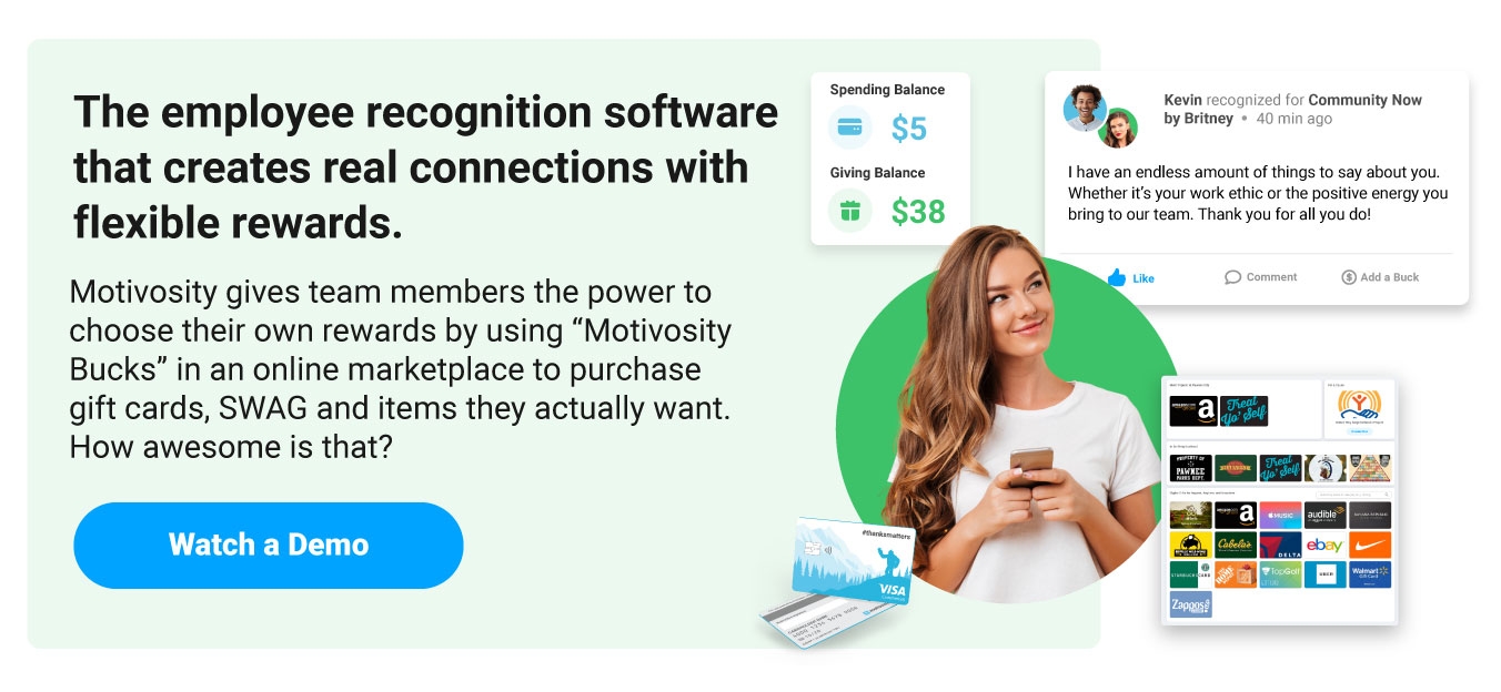 Peer to Peer Recognition from Motivosity