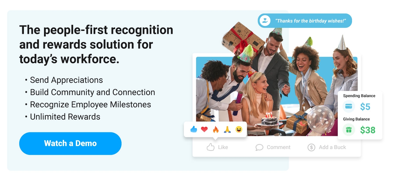 Manage Rewards & Recognition, Including Office Birthday Celebrations with Motivosity