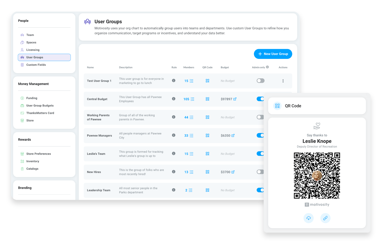 Screenshot of Motivosity and Stripe connection