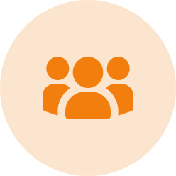 Icon of employees representing effective employee communication.